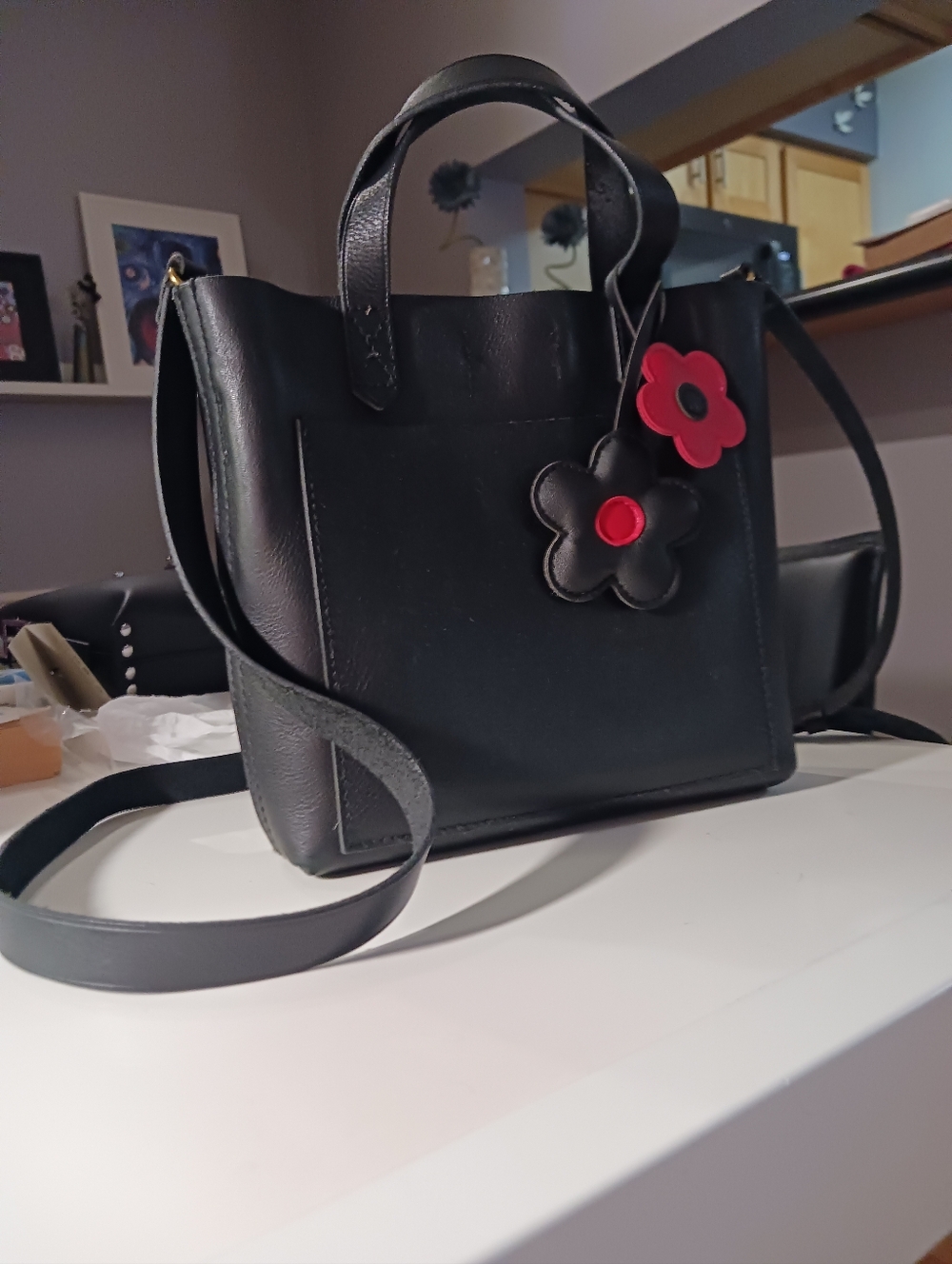 Madewell Small Transport Crossbody Black - Picture 6 of 6